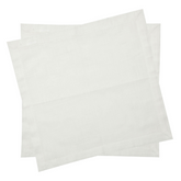 Jogo 2 Guardanapos Ponto Ajour de Algodão Off White 40cm x 40cm